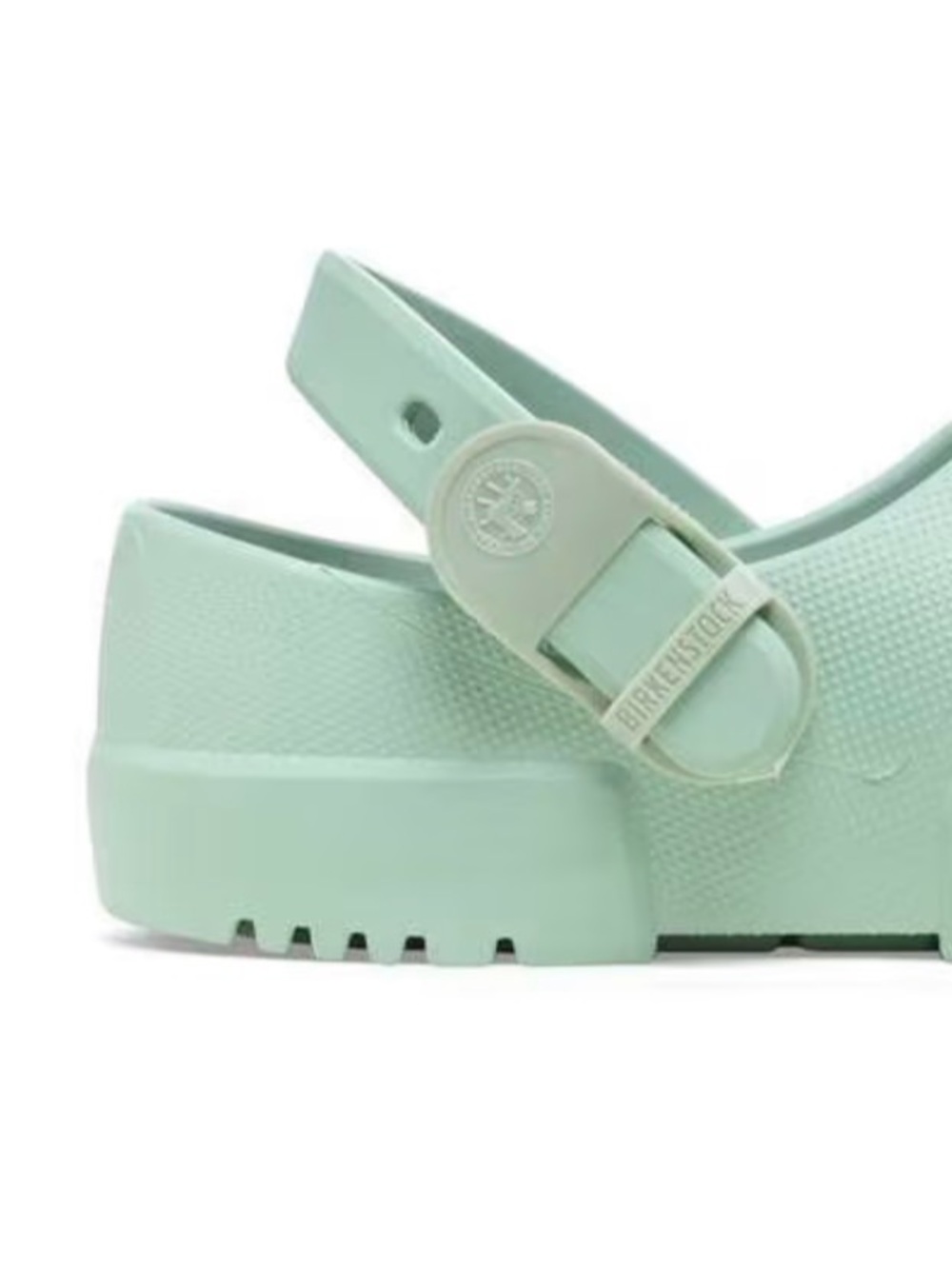 Birkenstock Mint Green Platform Clog Mule